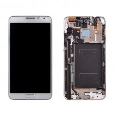 Original LCD Display + Touch Panel with Frame for Galaxy Note 3 Neo / N7505(White)