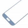 Pantalla frontal de la lente exterior de vidrio para Galaxy A3 (2017) / A320 (azul)