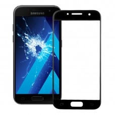 Ekran zewnętrzny przedni szklany obiektyw dla Galaxy A5 (2017) / A520 (czarny)