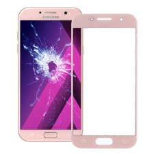 Front Screen vnější sklo objektivu pro Galaxy A7 (2017) / A720 (Pink)
