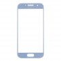Передний экран Внешний стеклянный объектив для Galaxy A7 (2017) / A720 (синий)