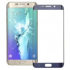 Front Screen vnější sklo objektivu pro Galaxy S6 hraně + / G928 (tmavě modrá)