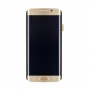 Oryginalny wyświetlacz LCD + panel dotykowy z ramą dla Galaxy S6 krawędzi + / G928F (Gold)