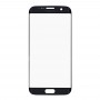 Оригінальний передній екран Зовнішній скляний об'єктив для Galaxy S7 Краю / G935 (чорний)