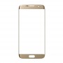 Ekran zewnętrzny przedni szklany obiektyw dla Galaxy S7 EDGE / G935 (Gold)