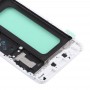 Front Housing LCD Frame Bezel för Galaxy C5 Pro (vit)