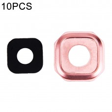 10 PCS Camera Lens Covers for Galaxy A3 (2016) / A310(Pink)