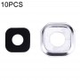 10 PCS Camera Lens Covers for Galaxy A3 (2016) / A310(Silver)