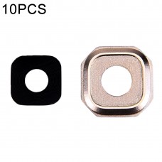 10 PCS Camera Lens Covers for Galaxy A5 (2016) / A510(Gold)