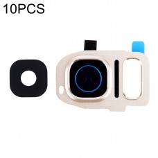 10 Covers PCS об'єктив камери для Galaxy S7 Едж / G935 (Gold)