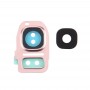 10 PCS caméra couvre lentille pour Galaxy S7 bord / G935 (or rose)