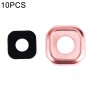 10 Covers PCS об'єктив камери для Galaxy A7 (2016 г.) / A710 (рожевий)
