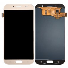 Original LCD Screen and Digitizer Full Assembly for Galaxy A7 (2017), A720F, A720F/DS(Gold)