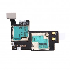 SIM და SD Card Reader Contact Flex Cable for Galaxy შენიშვნა II / N7105