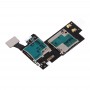 SIM და SD Card Reader Contact Flex Cable for Galaxy შენიშვნა II / N7105