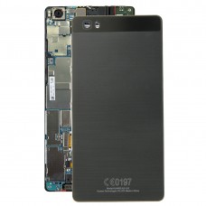 Per Huawei P8 Lite copertura posteriore della batteria (Nero)