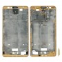 Para Huawei Ascend mate 7 frontal de la carcasa del LCD del capítulo del bisel de la placa (Oro)