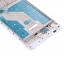 Para Huawei disfrutar de 7 Plus / Y7 Primer frontal de la carcasa del LCD del capítulo del bisel de la placa (blanco)