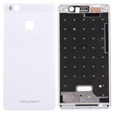 Für Huawei P9 Lite-Akku Rückseite + Frontgehäuse LCD-Feld-Anzeigetafel Platte (weiß)