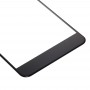 10 PCS dla Huawei P10 lite ekranu zewnętrzna przednia soczewka szklana (czarny)