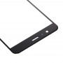 10 PCS dla Huawei P10 lite ekranu zewnętrzna przednia soczewka szklana (czarny)