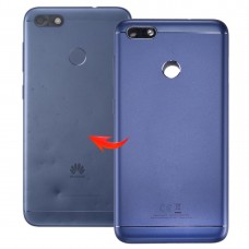 עבור Huawei תהנה 7 / מיני לייט P9 / Y6 פרו (2017) כריכה אחורית (כחול)