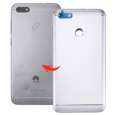 для Huawei Наслаждайтесь 7 / P9 Lite Mini / Y6 Pro (2017) задняя крышка (серебро)