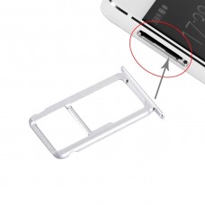 For Huawei P9 Nano SIM + Micro SD / Nano SIM Card Tray(Silver)