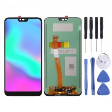 LCD Screen and Digitizer Full Assembly, Supporting Fingerprint Identification for Huawei Honor 10(Black)
