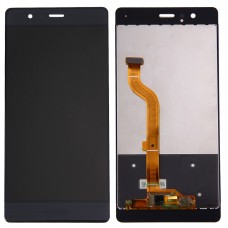 Для Huawei P9 Standard Version ЖК-экран и дигитайзер Полное собрание (черный) 