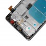 För Huawei P8 Lite LCD-skärm och Digitizer Full Montering med Frame (Svart)