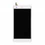 Huawei P8 Lite LCD képernyő és digitalizáló Teljes Szerelés keret (fehér)