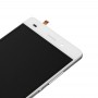 Pro LCD obrazovky Huawei P8 Lite a Digitizer kompletní montáže s rámem (bílý)