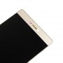 Pro LCD obrazovky Huawei P8 a Digitizer kompletní montáže s rámem (Gold)