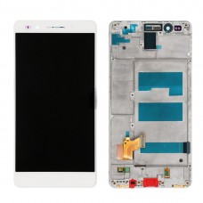 Для Huawei Honor 7 ЖК-экран и дигитайзер полносборными с рамкой (белый) 