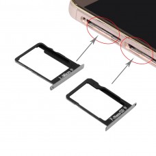 Para Huawei mate 7 de la bandeja de la tarjeta SIM y la bandeja de tarjeta Micro SD (gris)