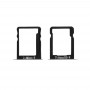 Per Huawei Mate 7 Slot per scheda SIM e micro SD vassoio di carta (argento)