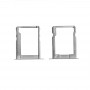 For Huawei Mate 7 SIM Card Tray and Micro SD Card Tray(Silver)