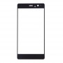 10 PCS para la pantalla de Huawei P9 Plus Frente lente de cristal externa (negro)
