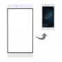 10 PCS pour écran Huawei P9 plus avant externe lentille en verre (blanc)