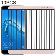 10 PCS for Huawei Maimang 5 Front Screen Outer Glass Lens(Gold) 