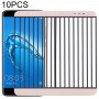 10 PCS for Huawei Maimang 5 Front Screen Outer Glass Lens(Gold)