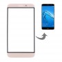 10 PCS dla ekranu Huawei Maimang 5 zewnętrzna przednia soczewka szklana (złoto)