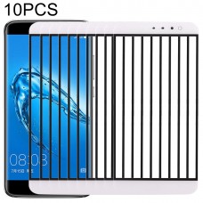 10 PCS per Screen Huawei Maimang 5 Fronte esterno l'obiettivo di vetro (bianco) 