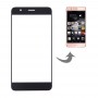 For Huawei Honor 8 Front Screen Outer Glass Lens(Black)