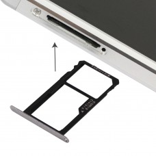 For Huawei Honor 7 Nano SIM Card Tray + Nano SIM / Micro SD Card Tray(Grey)