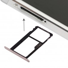 עבור Huawei Honor 7 ננו SIM Card מגש + Nano SIM / Micro SD כרטיס מגש (זהב)