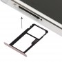 Para la bandeja de tarjeta Huawei Honor 7 Nano SIM + Nano SIM / bandeja de tarjeta Micro SD (Oro)