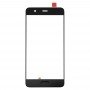 Für Huawei P10 Plus-Frontscheibe Äußere Glaslinse, Unterstützung Fingerabdruck-Identifikation (Schwarz)