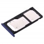 Huawei Élvezze 7 Plus / Y7 Prime SIM kártya tálca & SIM / Micro SD kártya tálca (Dark Blue)